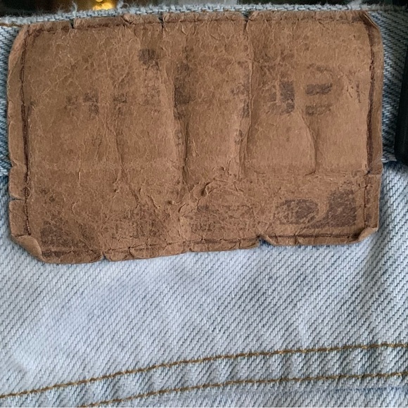 Vintage Gitano High Waisted Blue Jeans Size 16 Average Baggy Mom - Picture 5 of 7